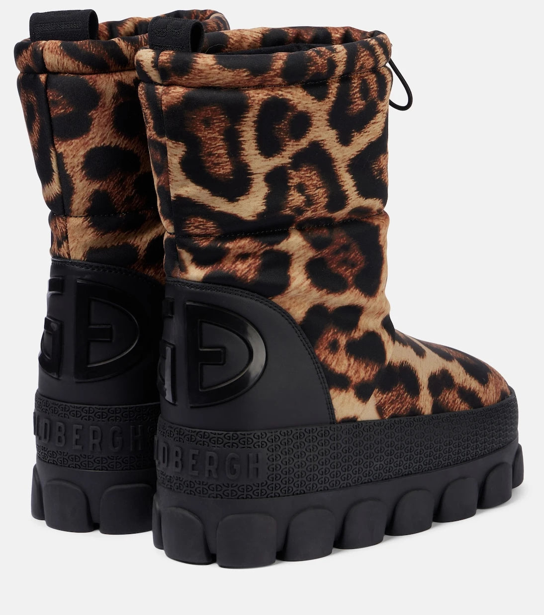 Goldbergh - Snowy leopard-print snow boots