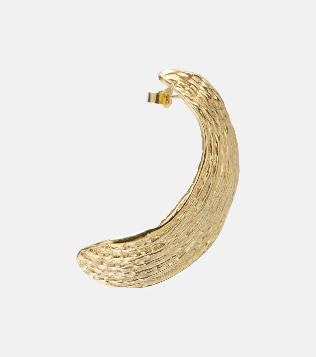 Ysso - Broken Shell 24kt gold-plated earrings