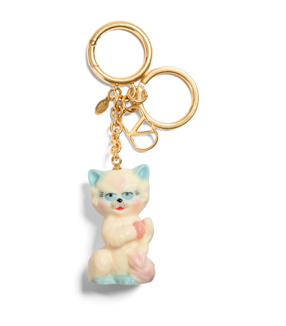 Valentino Garavani Multi Le Chat de la Maison Keychain