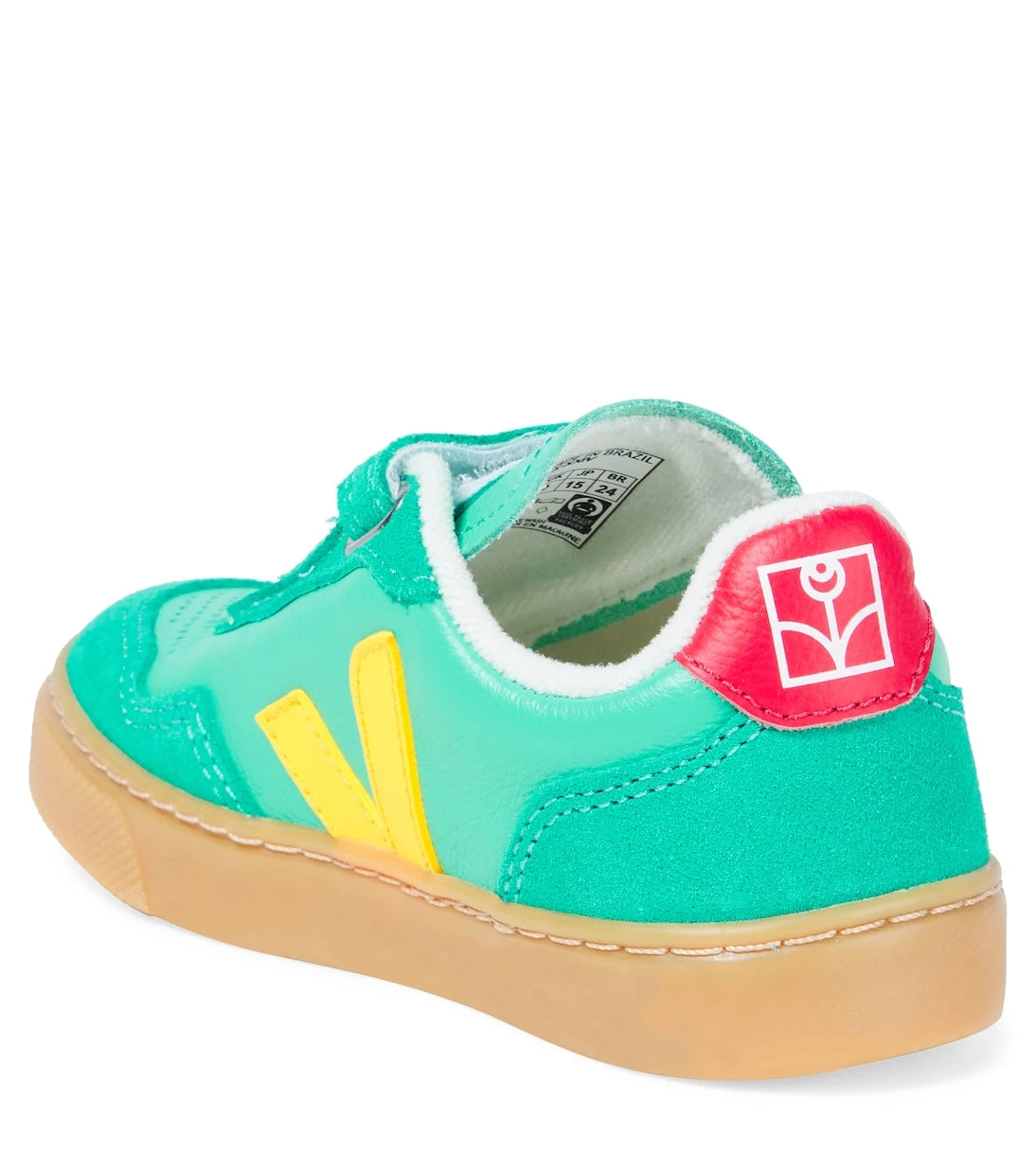 Veja Kids - حذاء رياضي V-90 جلدي بالتعاون مع The Campamento