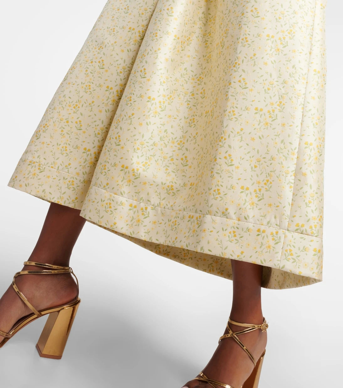 Markarian - Off-shoulder embroidered midi dress