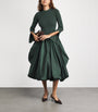Green Knitted Kenlie Midi Dress