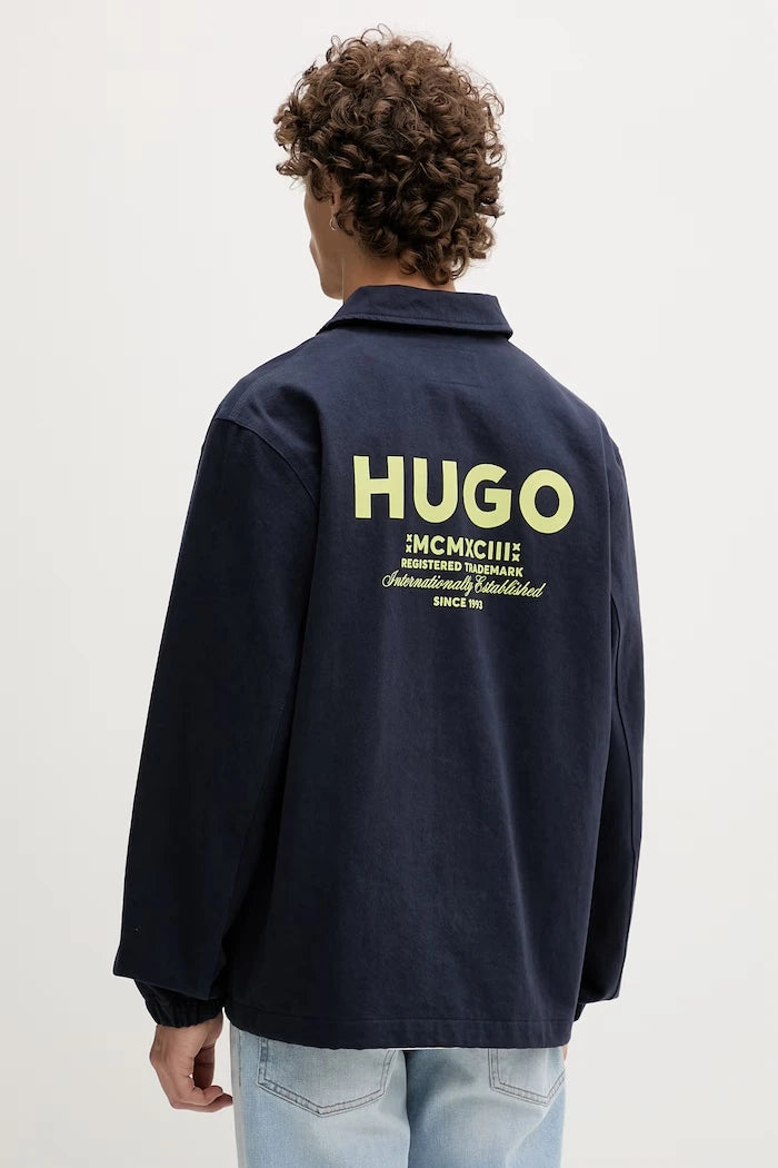 HUGO Blue късо мъжко яке от памук Biyo262D1