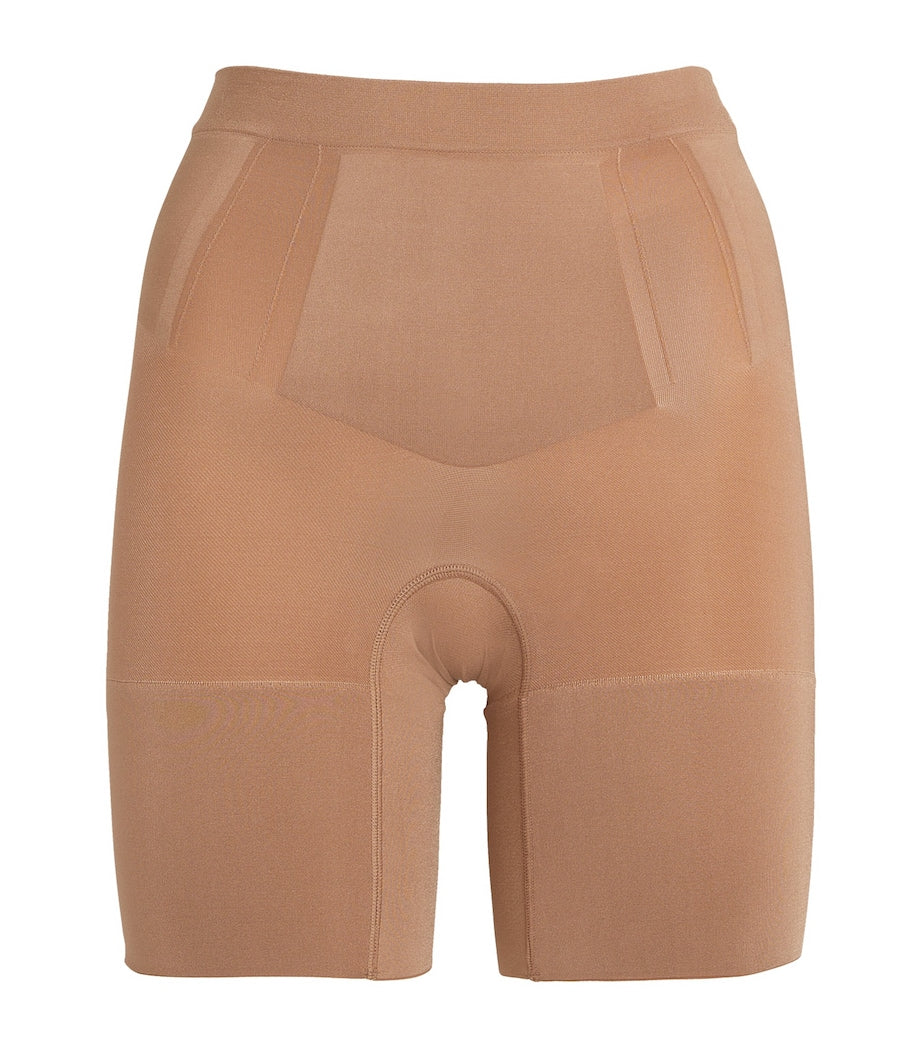 SPANX Nude SPANXsculpt OnCore Mid-Thigh Shorts - Firm Control