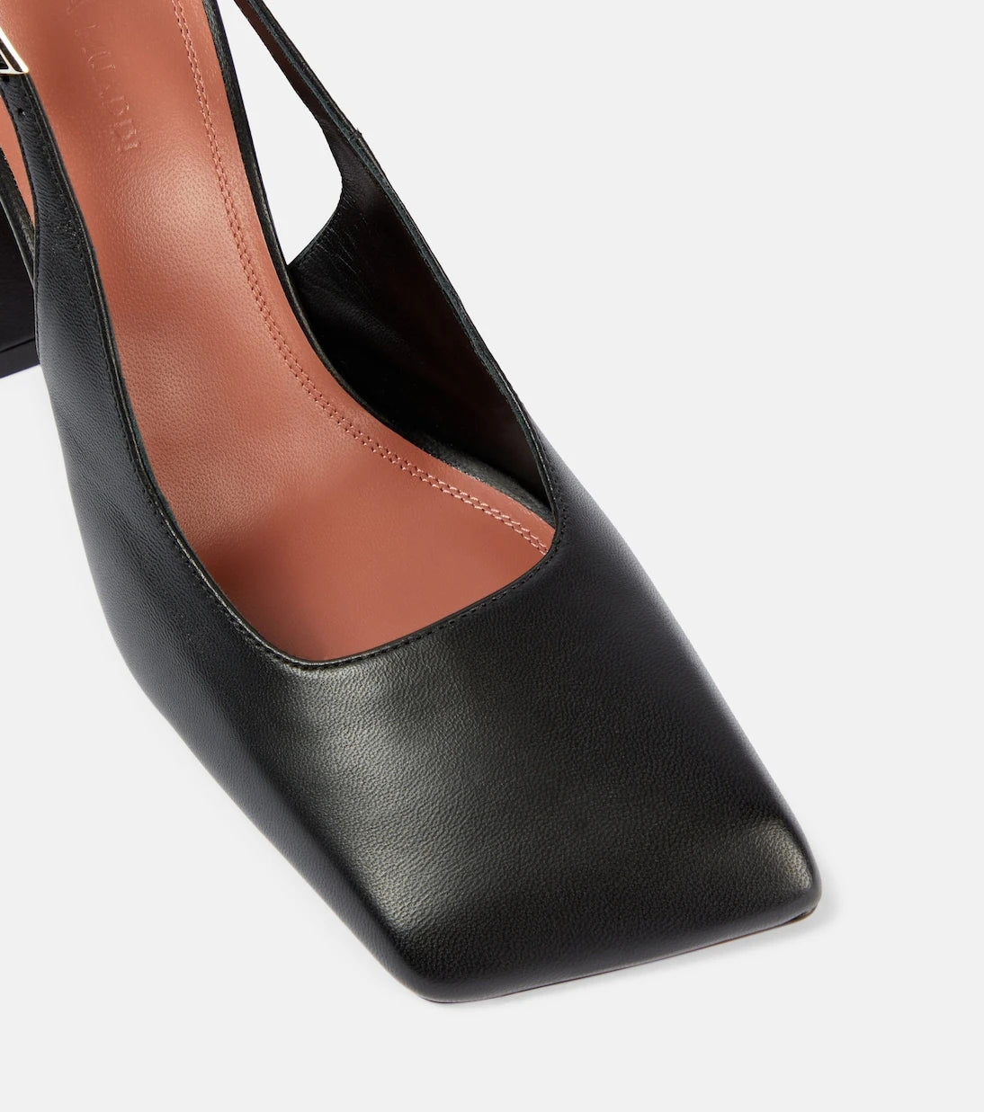 Amina Muaddi - Charlotte 95 leather slingback pumps