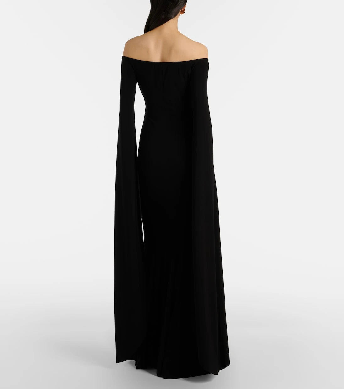 Norma Kamali - Draped off-shoulder jersey gown