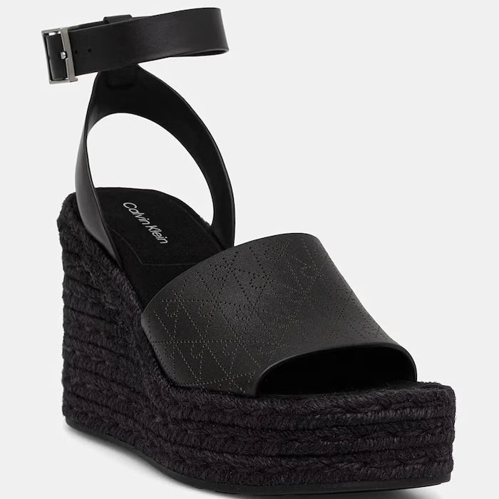 Calvin Klein сандали WEDGE ESPAD 70 AOP LTH