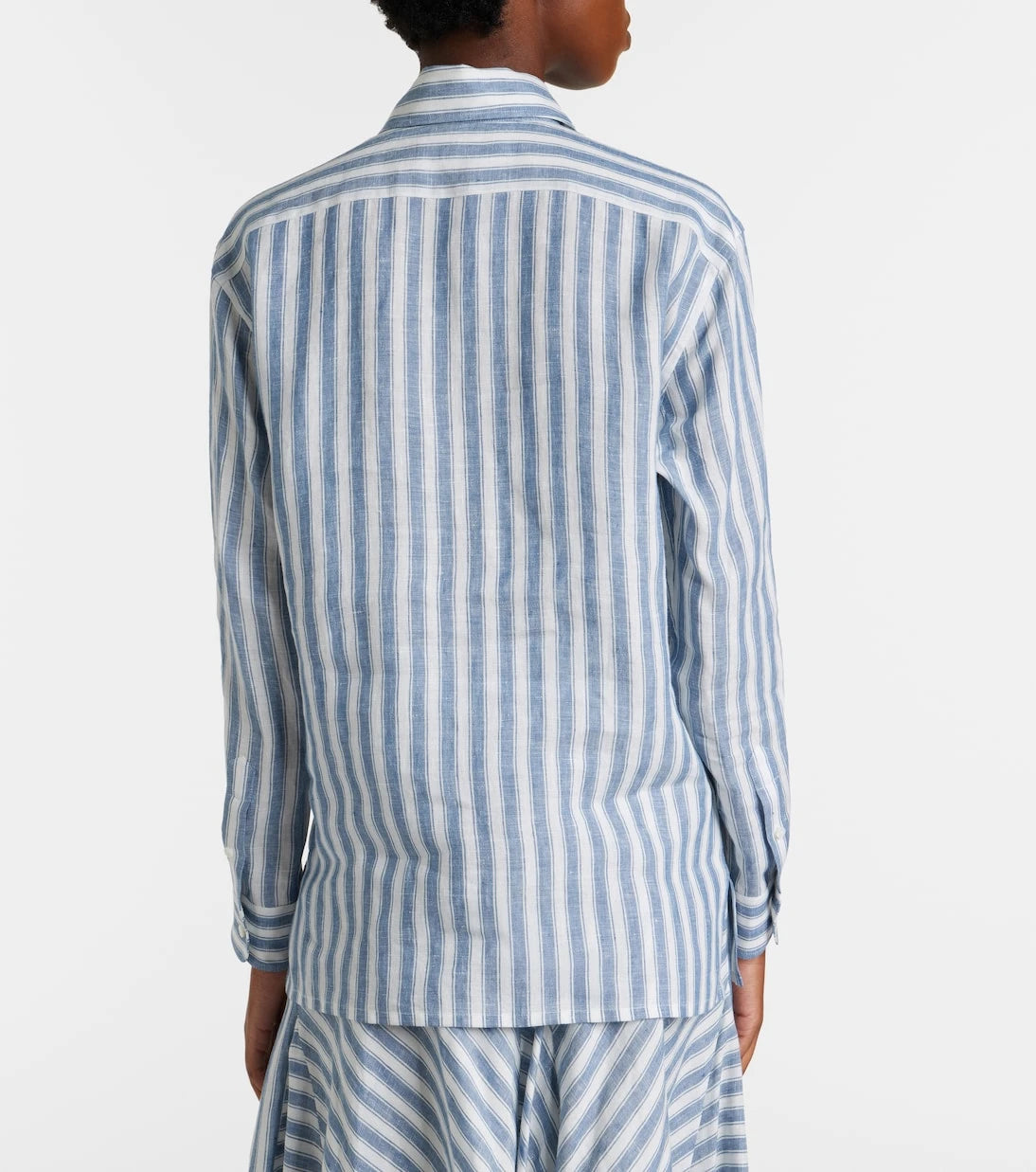 Ralph Lauren Collection - Capri striped linen shirt