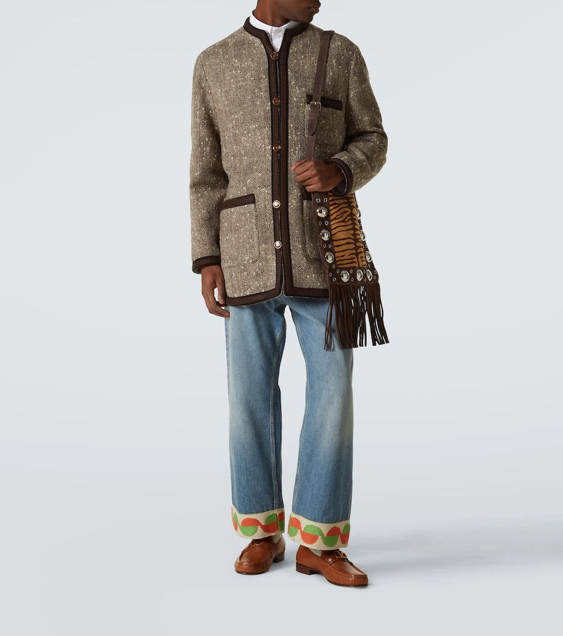 Valentino Garavani - VLogo leather loafers
