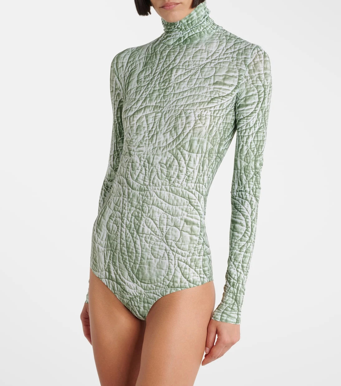 MM6 Maison Margiela - Printed jersey bodysuit