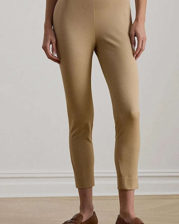 Lauren Ralph Lauren slim fit kadın viskon pantolon