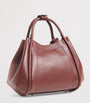 Max Mara Red Extra-Small Leather Marine Top-Handle Bag