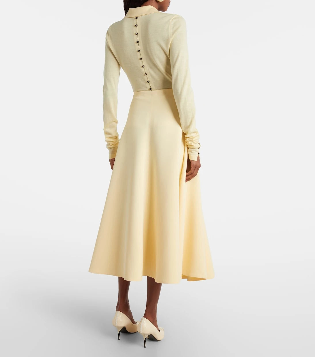 Jacquemus - Triangle midi skirt