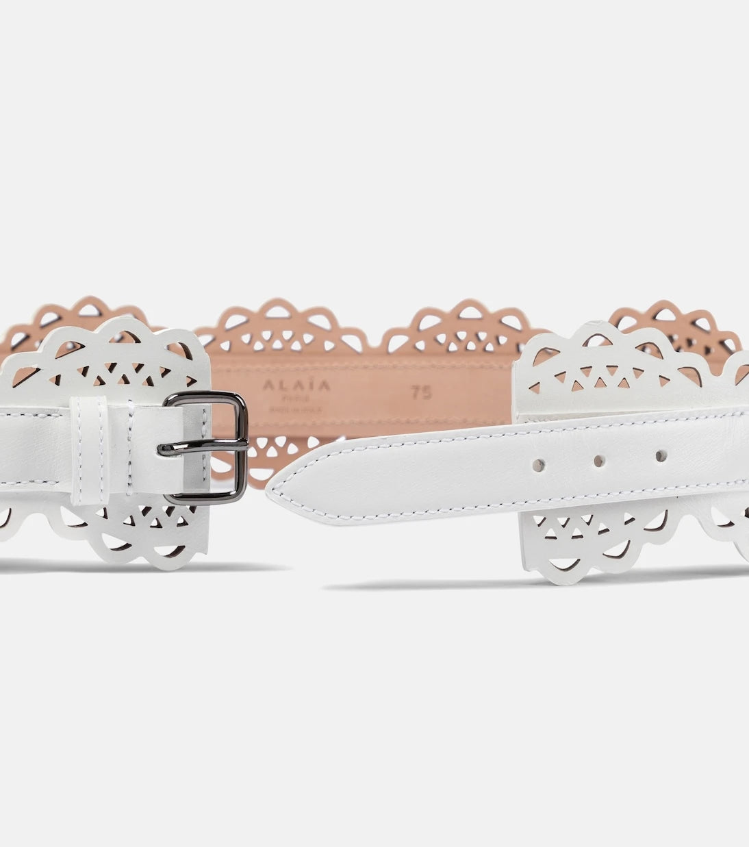 Alaïa - Laser-cut leather belt