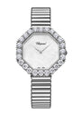White Gold and Diamond Octagonal L'Heure du Diamant Watch 32mm