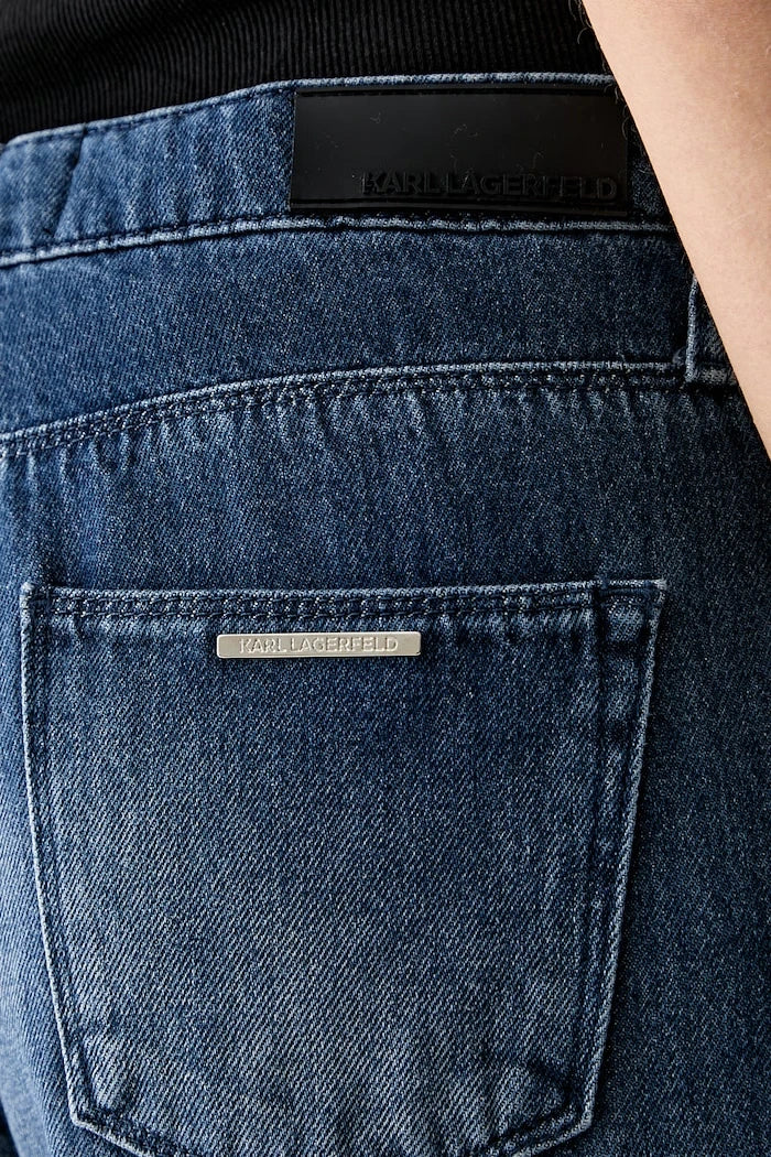 Karl Lagerfeld wide leg kadın jean