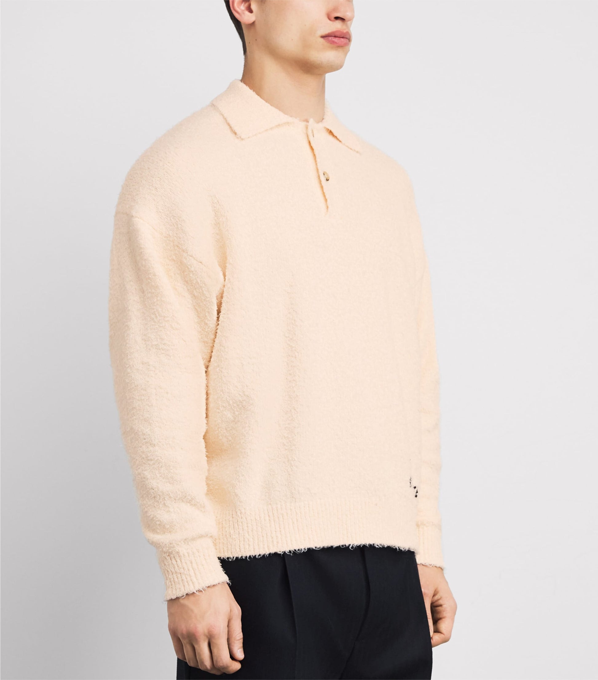 Picante Cotton-Blend Shaggy Polo Shirt