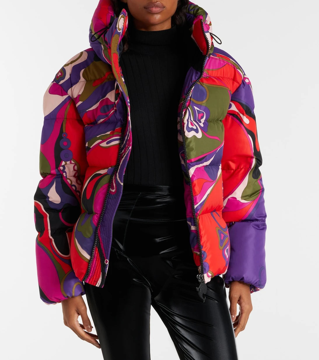 Pucci - Orchidee puffer jacket