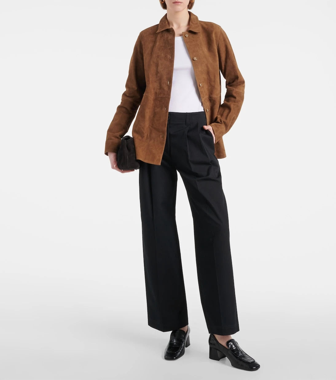 Toteme - Cotton twill wide-leg pants