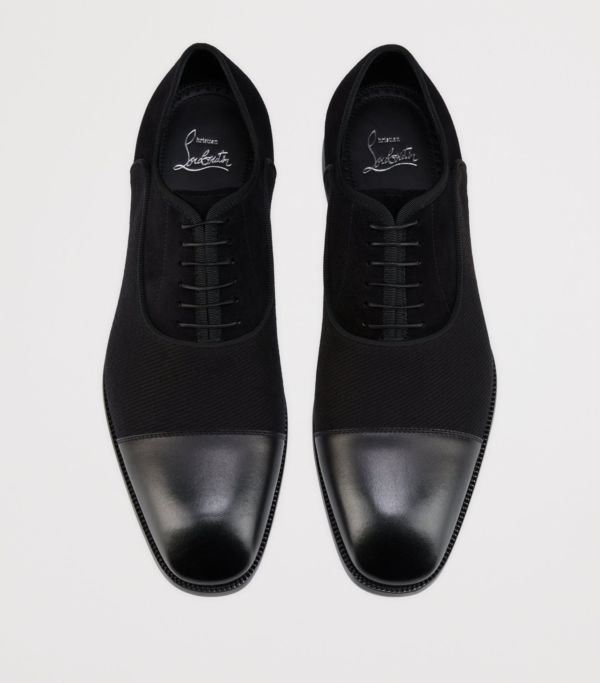 Christian Louboutin Greggory Leather-Blend Oxford Shoes