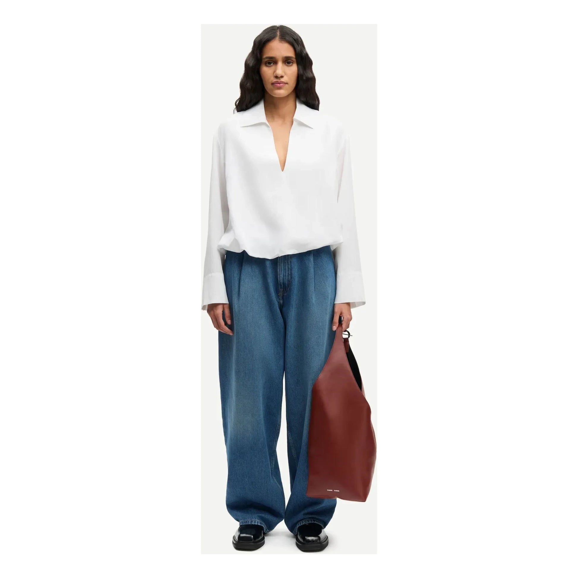 Samsoe Samsoe - Sadaphne Linen Dress | White