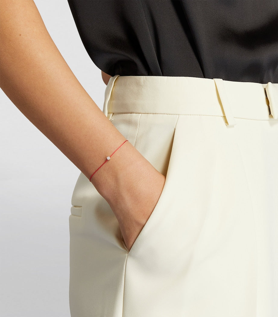 Yellow Gold and Diamond Illusion Bracelet