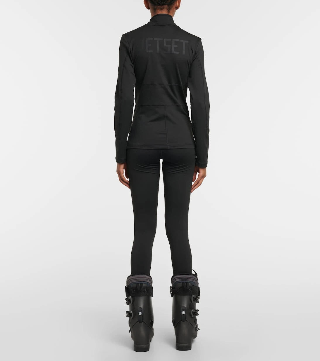 Jet Set - Ginger Halfzip slim top