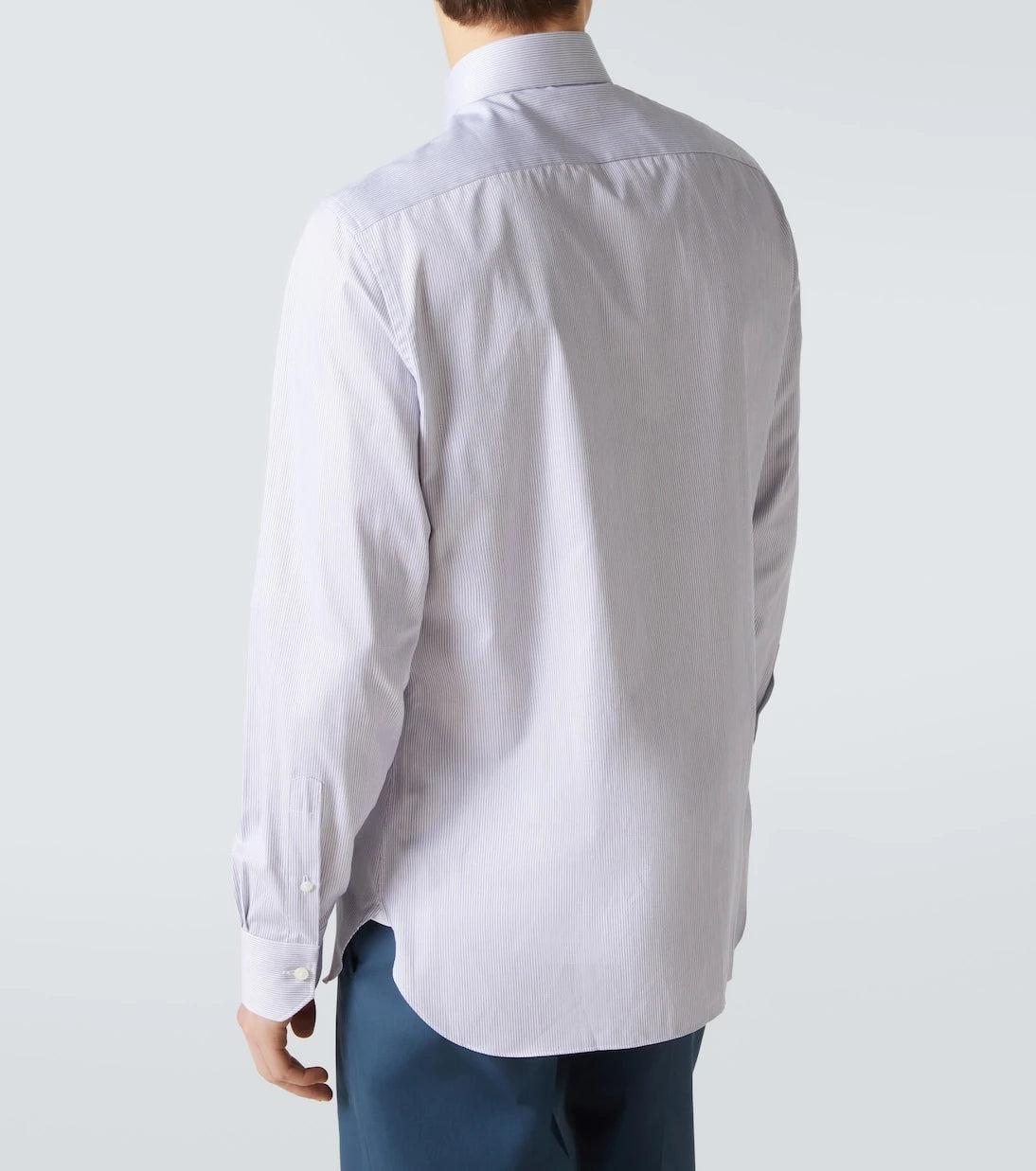 Zegna - قميص قطني مخطط