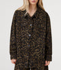 Brown Leopard Print Willow Denim Jacket