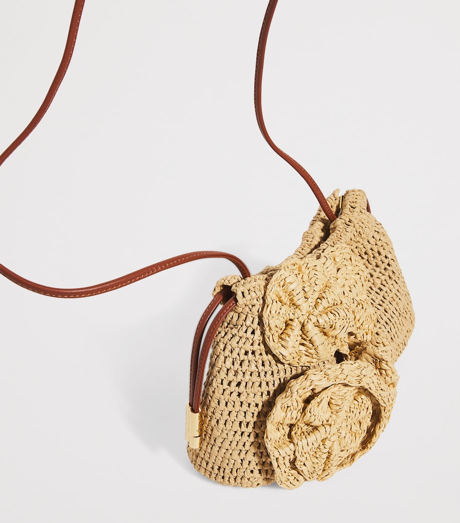 Neutral Floral Lali Clutch Bag