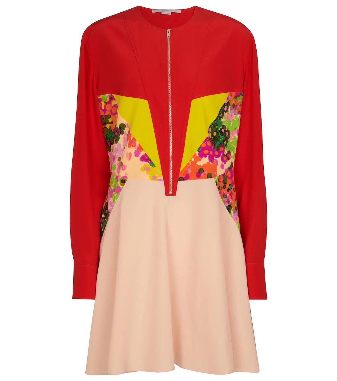 Stella McCartney - Printed silk minidress