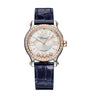 Rose Gold, Stainless Steel and Diamond Happy Sport Automatic Watch 33mm