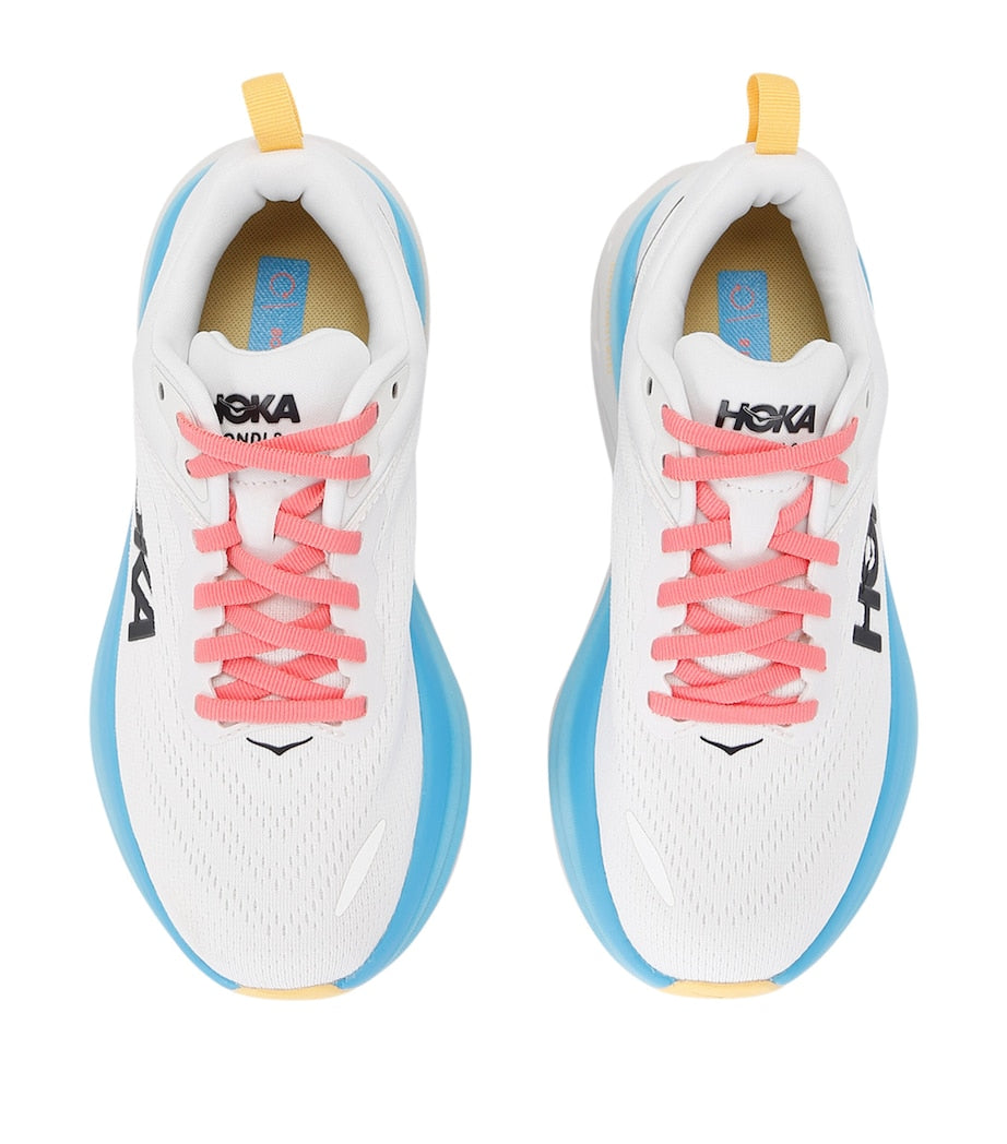 White Bondi 8 Running Sneakers