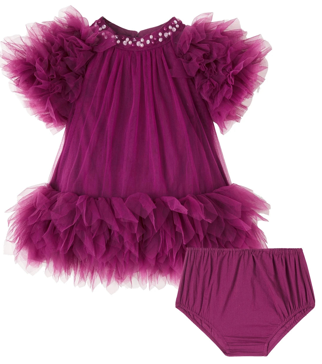 Tutu Du Monde - Baby Rococo ruffled dress and bloomers set