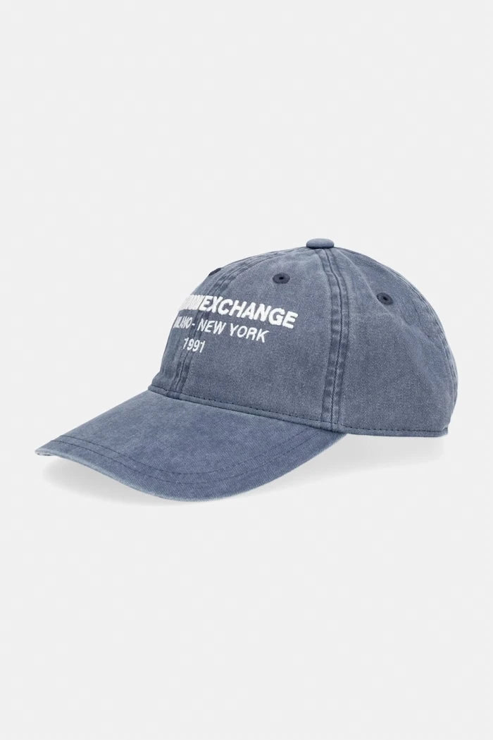 Armani Exchange бейзболна шапка мъжка от памук