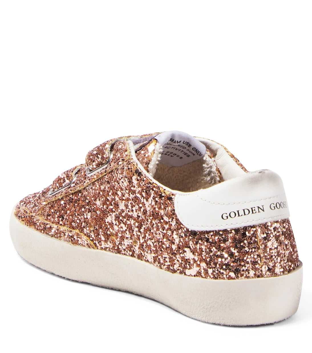 Golden Goose Kids - Old School glitter leather sneakers