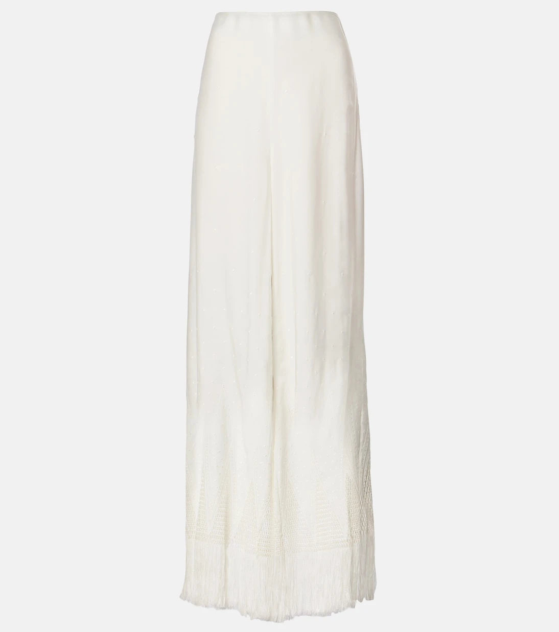 Stella McCartney - Fringed wide-leg pants