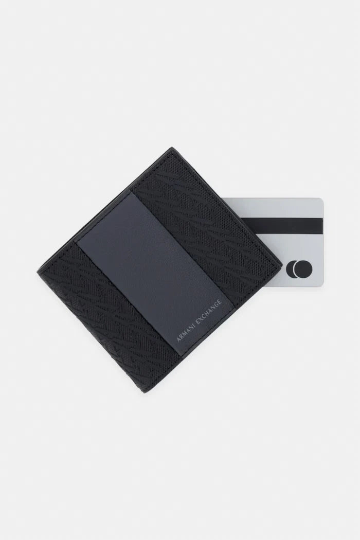 Armani Exchange портфейл мъжки от имитация на кожа