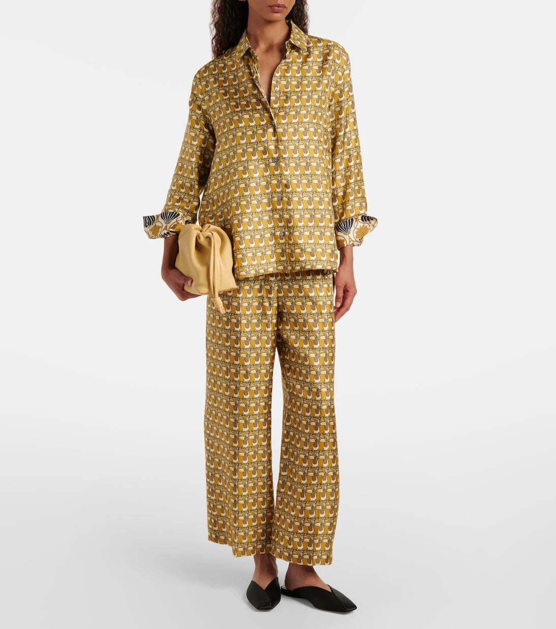'S Max Mara - Printed reversible silk shirt