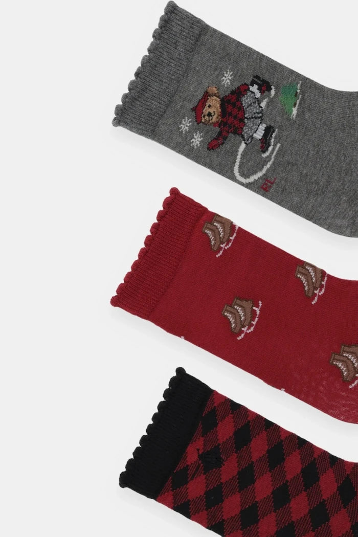 Детски чорапи Polo Ralph Lauren (3 чифта)