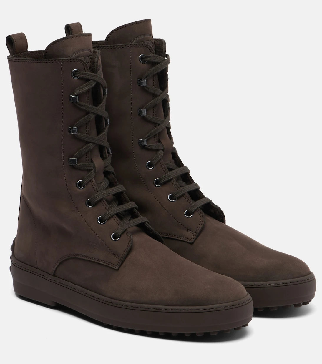 Tod's - Winter Gommino leather lace-up boots
