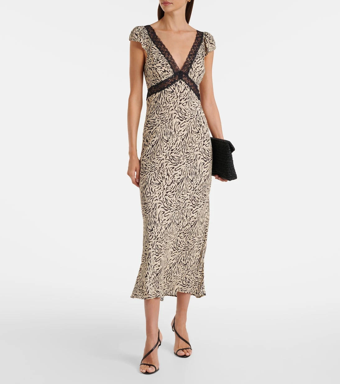 Rixo - Iggy embroidered midi dress