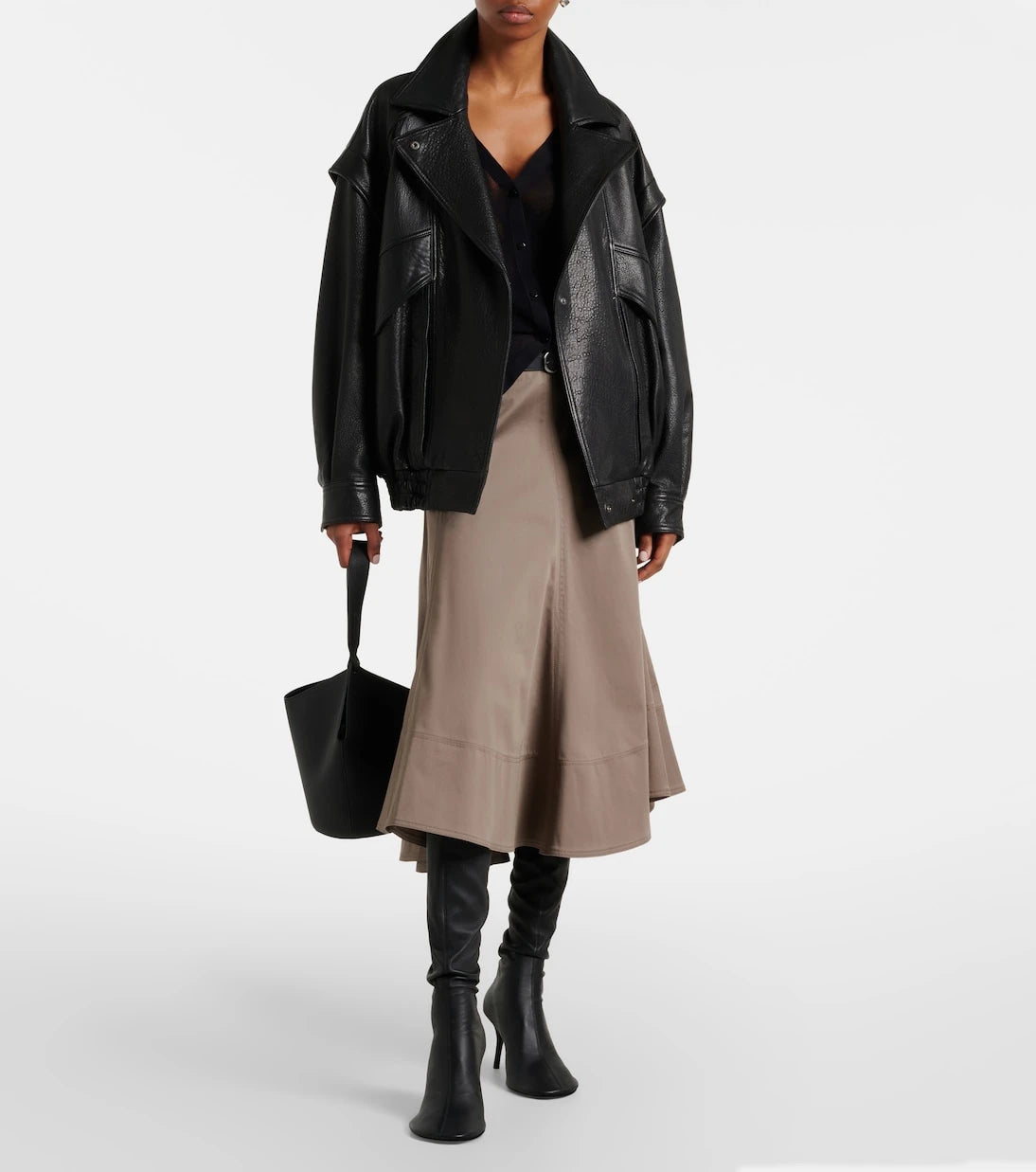 Nour Hammour - Micah leather jacket
