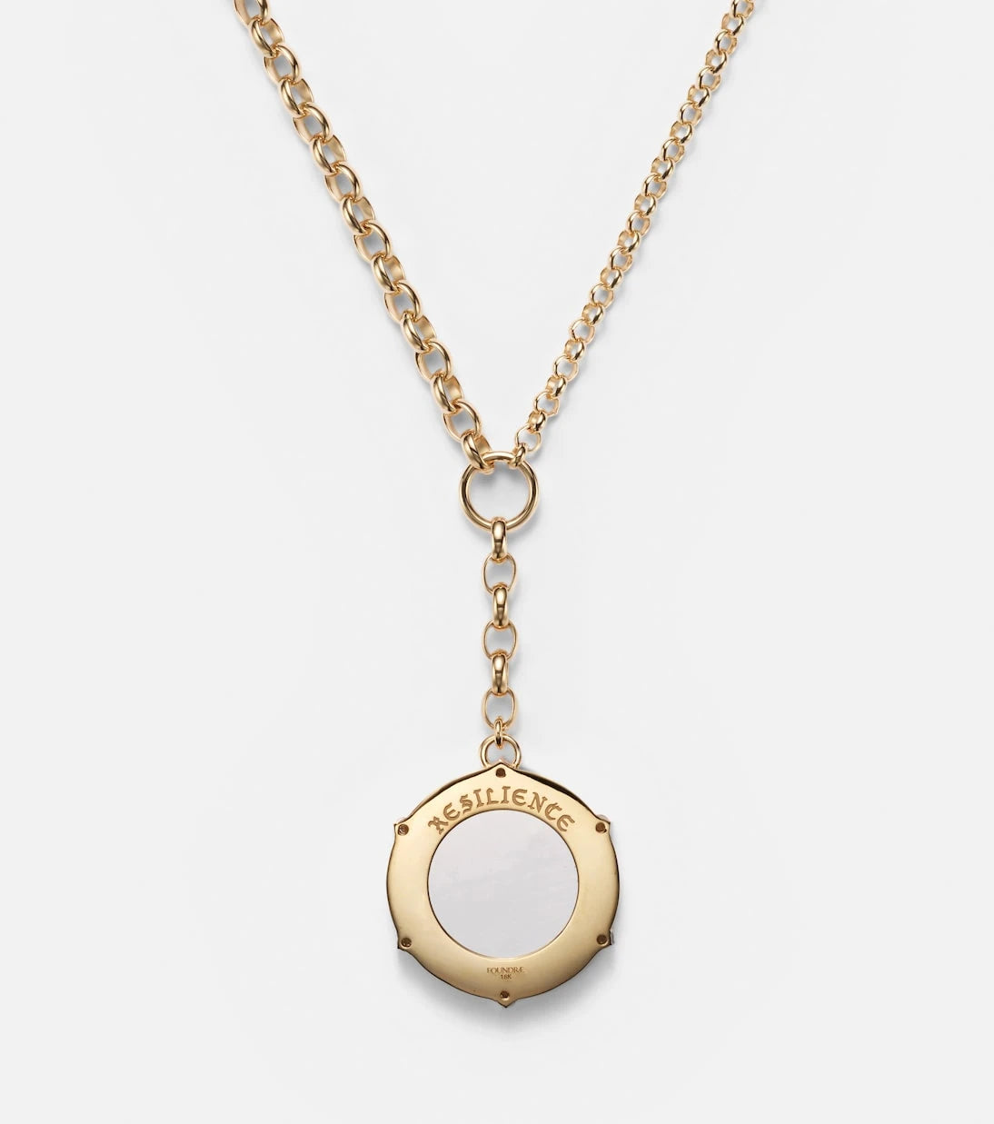FoundRae - 18kt gold pendant necklace with diamonds