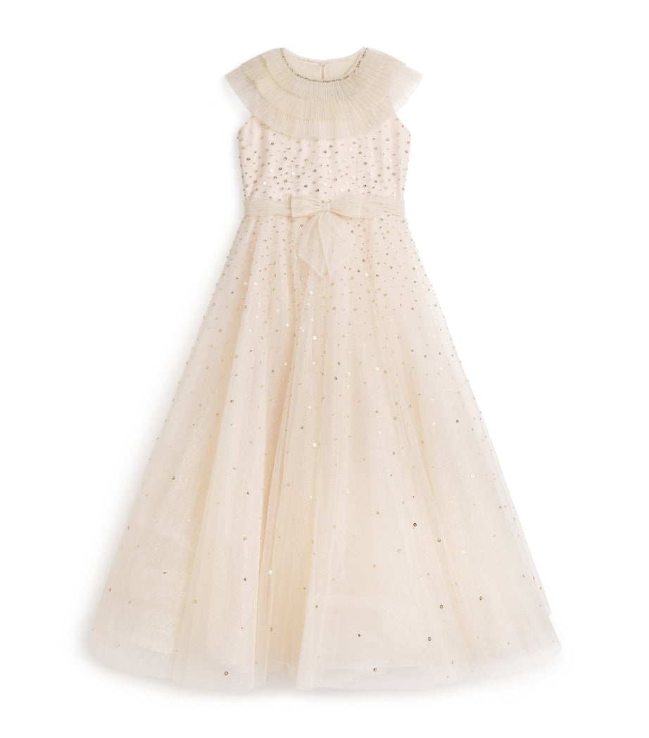 Jenny Packham Kids Tulle Embellished Dress (6-14 Years)