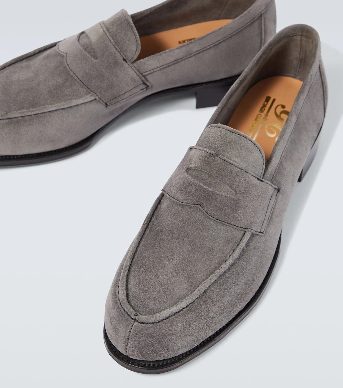 George Cleverley - Cannes suede penny loafers