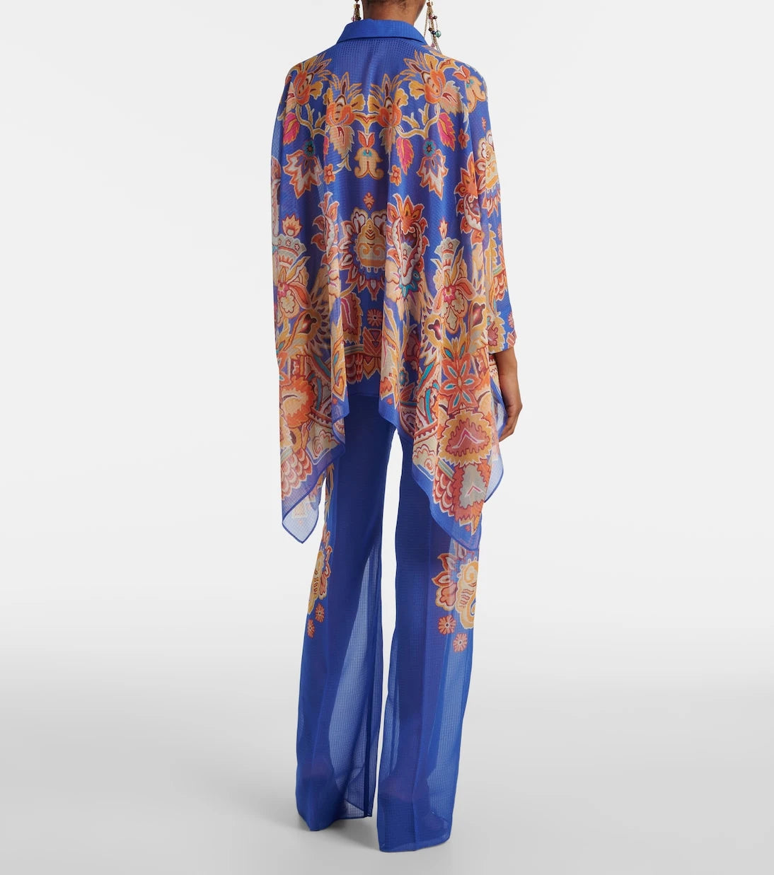 Etro - Printed poncho