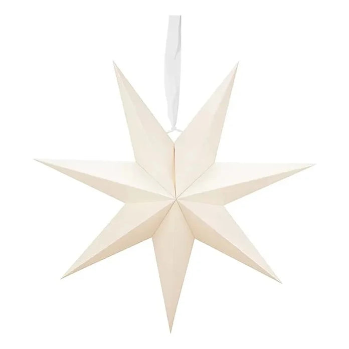 Коледна украса vtwonen Star Paper Pearl