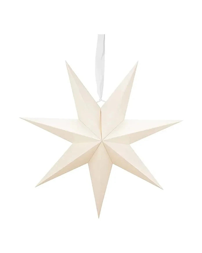 Коледна украса vtwonen Star Paper Pearl