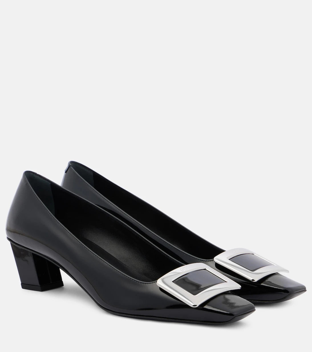 Roger Vivier - Belle Vivier 45 patent leather pumps